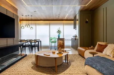 Apartamento com vista panorâmica no sofisticação e design no glass art by yoo,.