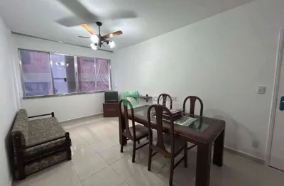 Apartamento para locação em frente a praia com 2 dormitórios, 104 m² por r$ 5.500/mês - boqueirão - santos/sp