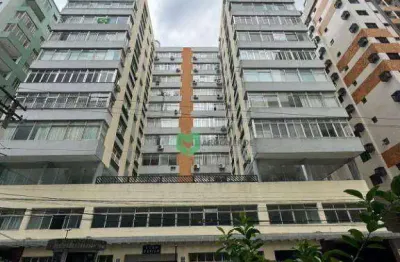 Apartamento com 3 dormitórios à venda, 163 m² por r$ 800.000,00 - praia do josé menino - santos/sp