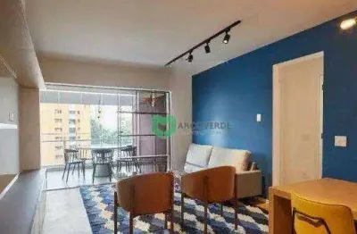 Apartamento com 2 dormitórios, sendo 1 suíte  100 m² - venda por r$ 1.900.000 ou aluguel por r$ 11.790/mês - vila madalena - são paulo/sp