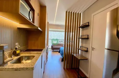 Apartamento com 1 dormitório para alugar, 22 m², mobiliado, sem vaga,  por r$ 3.100/mês - vila madalena - são paulo/sp