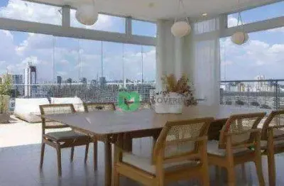 Cobertura com 2 dormitórios, sendo 1 suíte,  à venda, 197 m² por r$ 5.300.000 - vila madalena - são paulo/sp