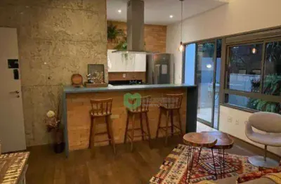 Apartamento garden com 2 dormitórios, 82 m² - venda por r$ 1.220.000,00 ou aluguel por r$ 9.959,00/mês - vila madalena - são paulo/sp