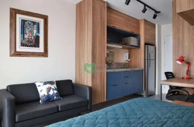 Apartamento com 1 dormitório para alugar, 25 m² por R$ 3.796,63/mês - Pinheiros - São Paulo/SP
