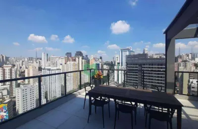 Apartamento com 1 dormitório para alugar, 45 m² por R$ 6.715,00/mês - Bela Vista - São Paulo/SP