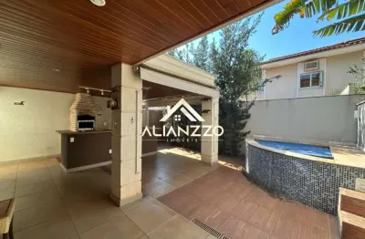 Casa térrea para locação residencial san francisco village em ribeirão preto/sp. alianzzo imóveis.