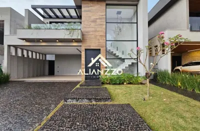 Sobrado alto padrão automatizada condomínio terras de florença ribeirão preto/sp. alianzzo imóveis