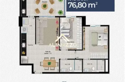Apartamento planta no prizma residencial ribeirão preto/sp