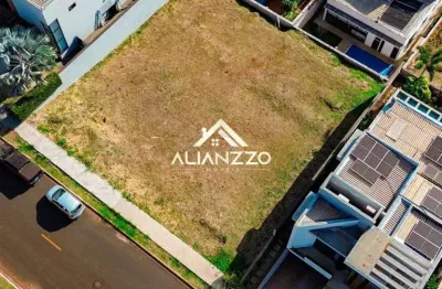 Terreno no condomínio terras de siena em ribeirão preto/sp. alianzzo imóveis.