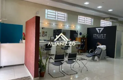 Salão comercial de 86m² de área útil - jardim interlagos em ribeirão preto/sp. alianzzo imóveis.