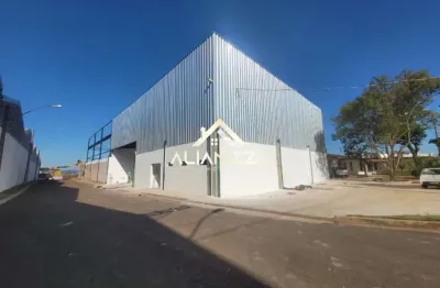Galpão comercial padrão no bairro parque industrial em cravinhos/sp