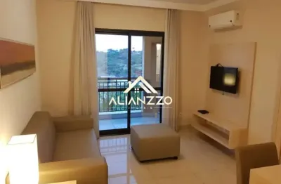 Flat mobiliado para locação no ribeirânia - ribeirão preto/sp, alianzzo imóveis.