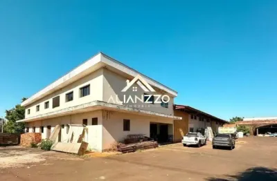 Galpão comercial no bairro parque ribeirão preto em ribeirão preto/sp. alianzzo imóveis.