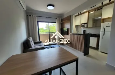 Apartamento mobiliado - locação - jardim recreio - ribeirão preto/sp