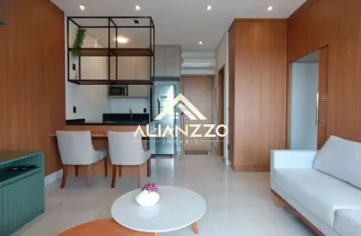 Apartamento padrão mobiliado para locação no bairro jardim botânico  em ribeirão preto/sp. alianzzo imóveis.