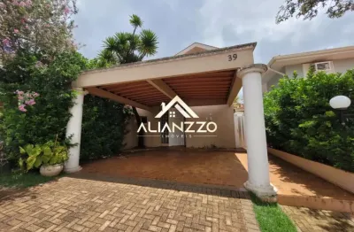 Casa para locação no condomínio San Francisco Vilagge  bairro Santa Cruz José Jacques  em Ribeirão Preto  /SP. Alianzzo Imóveis.