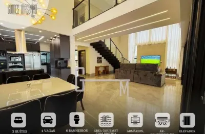 Casa em condomínio fechado com 4 quartos à venda na Rua Ruth Barbosa Martins, 1, Residencial e Empresarial Alphaville, Ribeirão Preto