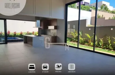 Casa em condomínio fechado com 4 quartos à venda na Rua Ruth Barbosa Martins, 1, Residencial e Empresarial Alphaville, Ribeirão Preto