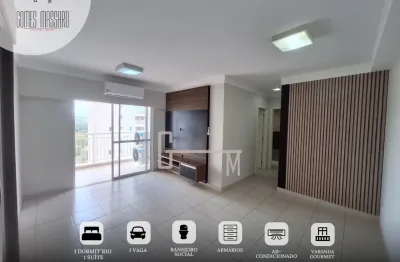 Edifício  Praças do Golf  Apartamento com 70m², 1 suíte, sala 2 ambientes
