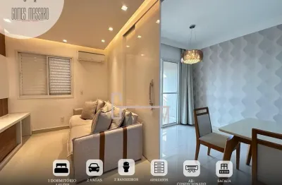 Edifício Ibiza Residence Apartamento com 71 m², mobiliado, 2 dormitórios sendo 1 suíte, sala ampliada