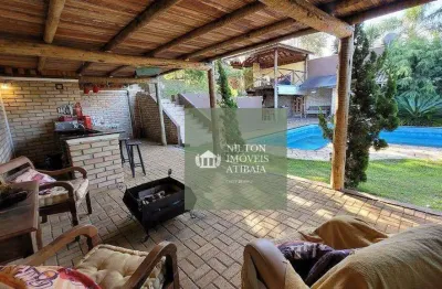 Casa com 4 dormitórios à venda, 480 m² por r$ 1.200.000,00 - vale das flores - atibaia/sp