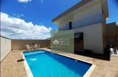 Casa com 3 suítes à venda, 210 m² por r$ 1.245.000 - condomínio terras de atibaia i - atibaia/sp