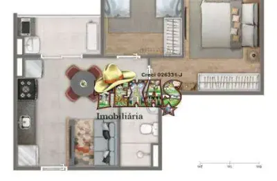 Apartamento com 2 quartos à venda na Vila Varela, Poá 