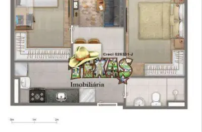 Apartamento com 2 quartos à venda na Vila Varela, Poá 