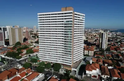 Apartamento mobiliado com 1 quarto para alugar, 43m² - praia de iracema