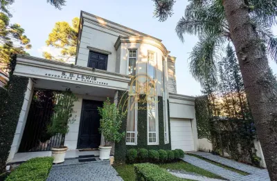 Casa comercial à venda na rua coronel dulcídio, água verde, curitiba, 337 m2 por r$ 2.599.000