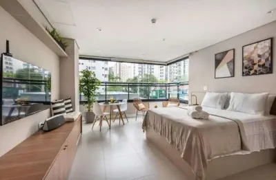Studio com 1 dormitório à venda, 34 m² por r$ 612.000,00 - moema - são paulo/sp