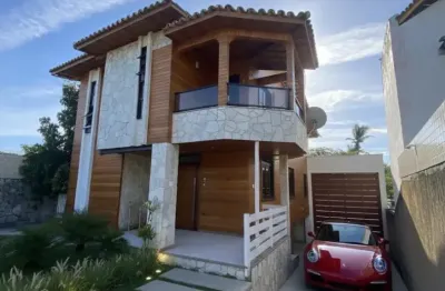 Magnífica casa 4/4 duplex em vilas do atlântico com edicula, pomar, piscina, jardim de inverno e garagem coberta