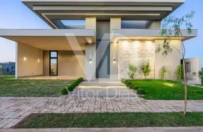 Casa de alto padrão à venda em condomínio unique higienópolis, rondonópolis | 3 suítes, 414m² de terreno