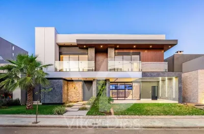 Casa de alto padrão à venda no jardim royal boulevard do cerrado, rondonópolis (4 suítes, 420 m²)