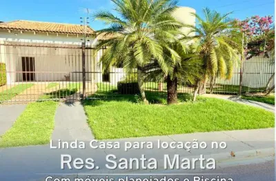 Casa para Alugar em Jardim Santa Marta (Rondonópolis) – 239,70 m², 2 quartos, 1 suíte, 4 vagas