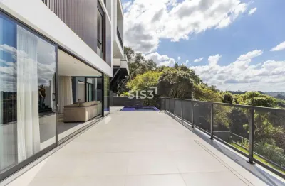 Casa em condomínio fechado com 4 quartos à venda na rodovia br-277 curitiba-ponta grossa, 7291, riviera, curitiba, 489 m2 por r$ 5.900.000