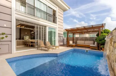 Casa em condomínio fechado com 4 quartos à venda na rua luiz tramontin, 1345, campo comprido, curitiba, 523 m2 por r$ 5.190.000