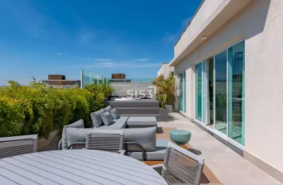 Cobertura com 3 quartos à venda na rua vereador antônio dos reis cavalheiro, 53, cabral, curitiba, 216 m2 por r$ 4.250.000