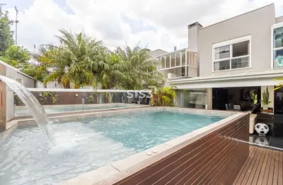 Casa em condomínio fechado com 3 quartos à venda na rua eduardo sprada, 1872, campo comprido, curitiba, 285 m2 por r$ 3.390.000