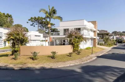 Casa em condomínio fechado com 5 quartos à venda na rua capitão carlos henrique castor, 120, são lourenço, curitiba, 337 m2 por r$ 3.995.000