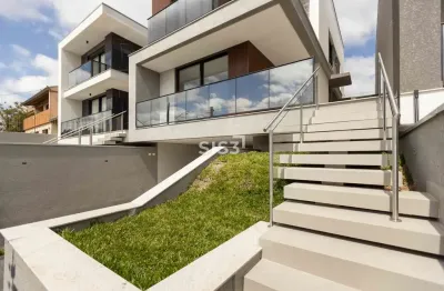 Casa com 4 quartos à venda na rua mendelssohn, vista alegre, curitiba, 246 m2 por r$ 2.559.900