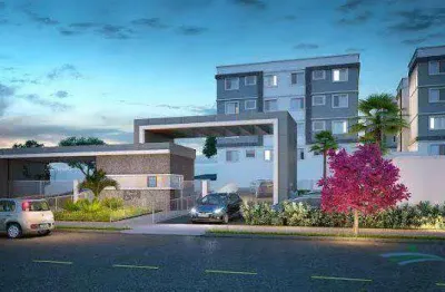 Apartamento com 2 dormitórios à venda, 50 m² por r$ 212.000,00 - colinas - londrina/pr