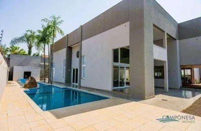 Sobrado com 5 dormitórios à venda, 500 m² por r$ 3.500.000,00 - mediterrâneo - londrina/pr