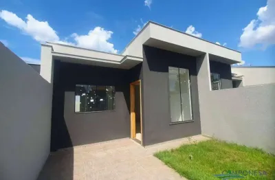 Casa com 3 dormitórios à venda, 69 m² por r$ 305.000,00 - jardim moema - londrina/pr