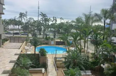 Temporada-apartamento 3 dormitórios vista mar - aparecida - santos