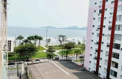 Apartamento 1 dormitório com vista mar - temporada - embare - santos