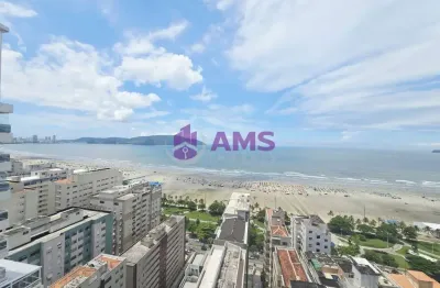 Locação - Apartamento 2 dormitórios - Vista total do Mar - Gonzaga - Santos