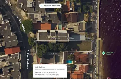 Terreno à venda na praia da bandeira, praia da bandeira, rio de janeiro, 939 m2 por r$ 2.100.000