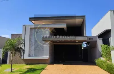 Casa em condomínio para locação em ribeirão preto, loteamento terras de florença, 3 dormitórios, 3 suítes, 4 banheiros, 4 vagas