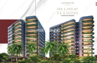 Lançamento alphaville acervo 188, 246 e 299 m² 3 e 4 suites 3 vagas